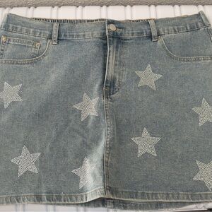 Charlotte Russe Light Blue Denim Skirt